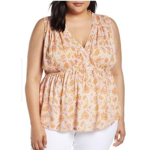 Sleeveless Ruffle Top